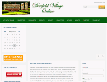 Tablet Screenshot of deerfieldvillageonline.com